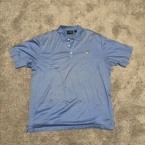 Vintage Golf Masters Amen Corner Blue Polo Size XXL Augusta National 60s 2-Ply 2